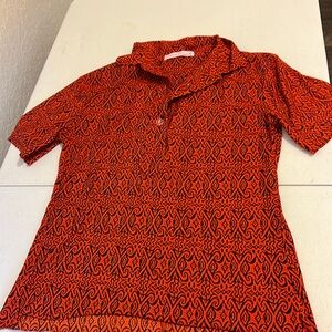 Vintage  top vibrant colors